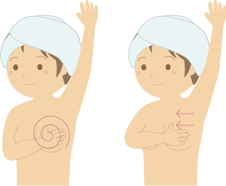 乳がん 手指でさわってチェック