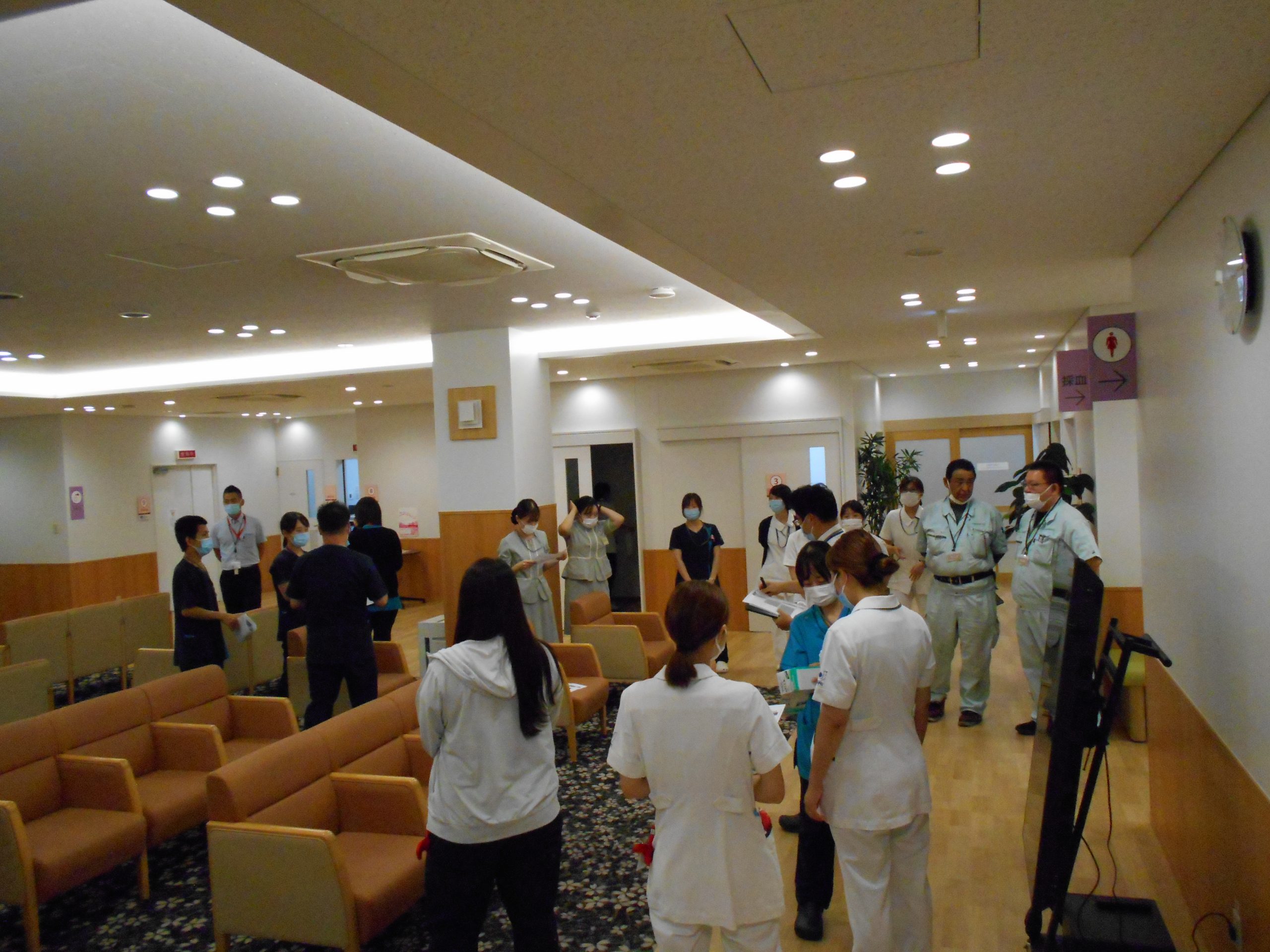 健康管理センター倉敷　避難訓練・消火訓練を行いました